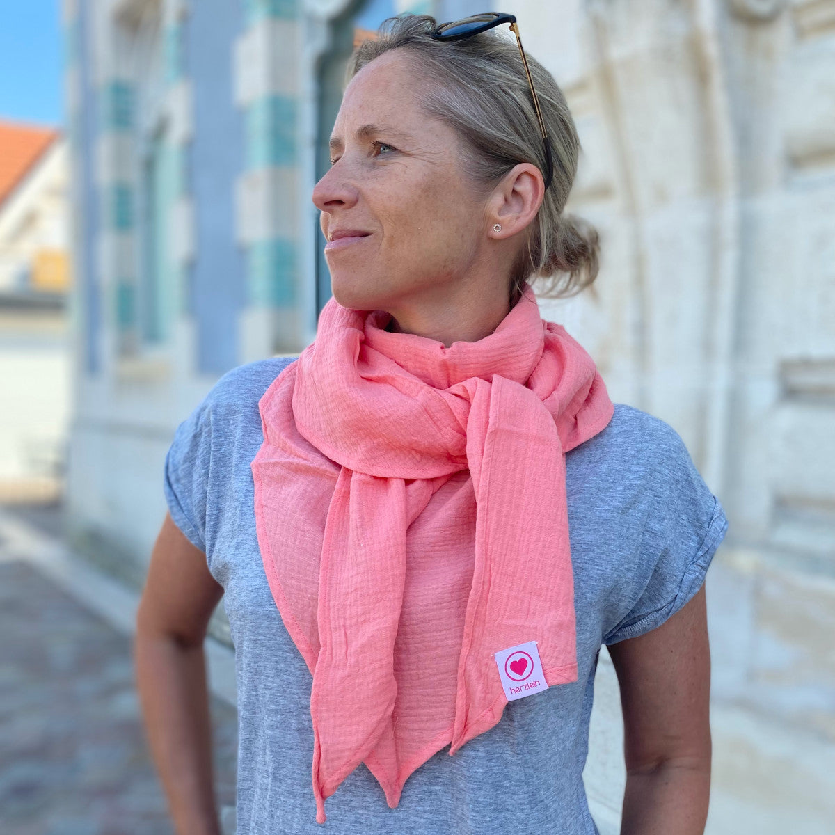 Dreieckstücher aus Musselin für Damen