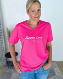 Herzlein® T-Shirt "Summer Love" in Pink