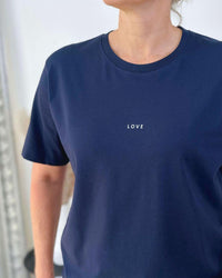 Herzlein® T-Shirt Essentials - "LOVE" in Navy