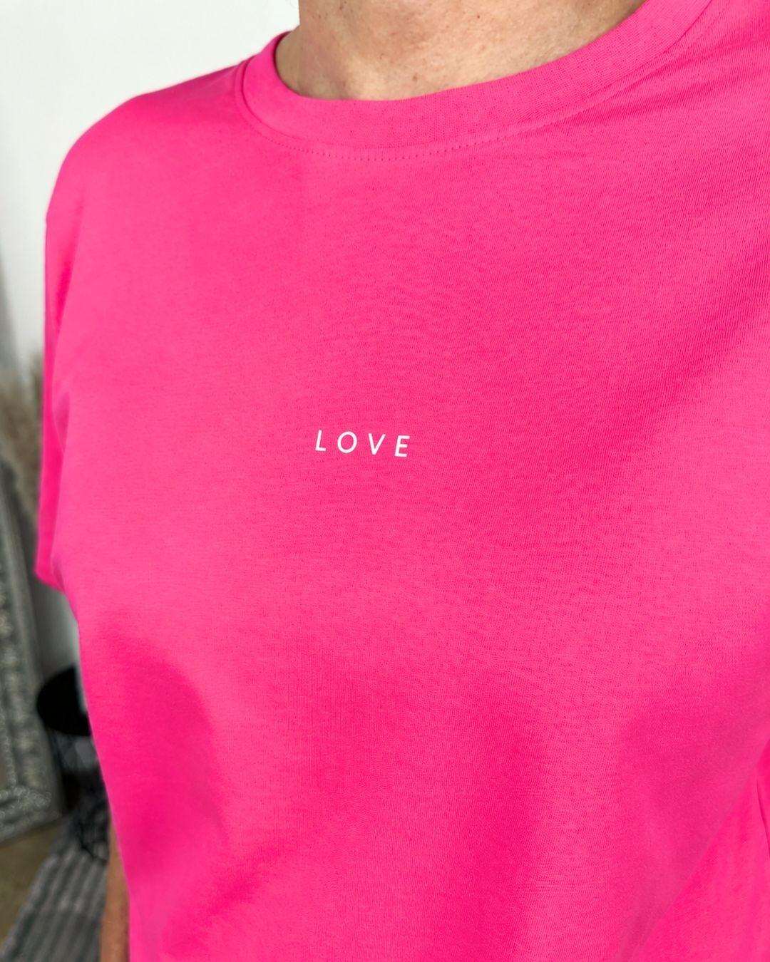 Herzlein® T-Shirt Essentials - "LOVE" in Pink