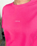 Herzlein® T-Shirt Essentials - "LOVE" in Pink