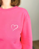 Herzlein® Sweatshirt "Herzchen" in Pink