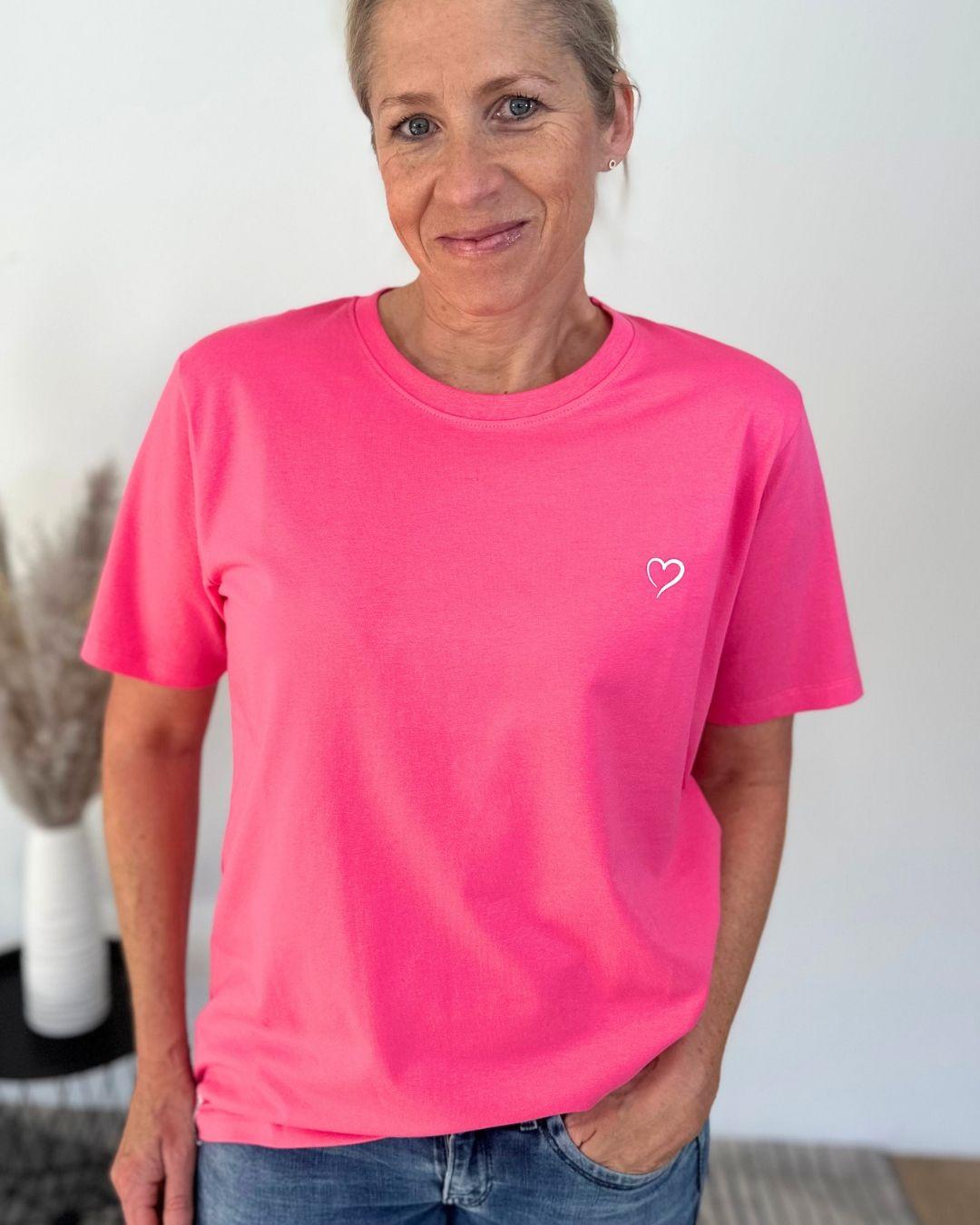 Herzlein® T-Shirt Essentials - "Herzchen" in Pink