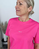 Herzlein® T-Shirt Essentials - "SMILE" in Pink