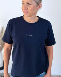 Herzlein® T-Shirt Essentials - "ME TIME" in Navy