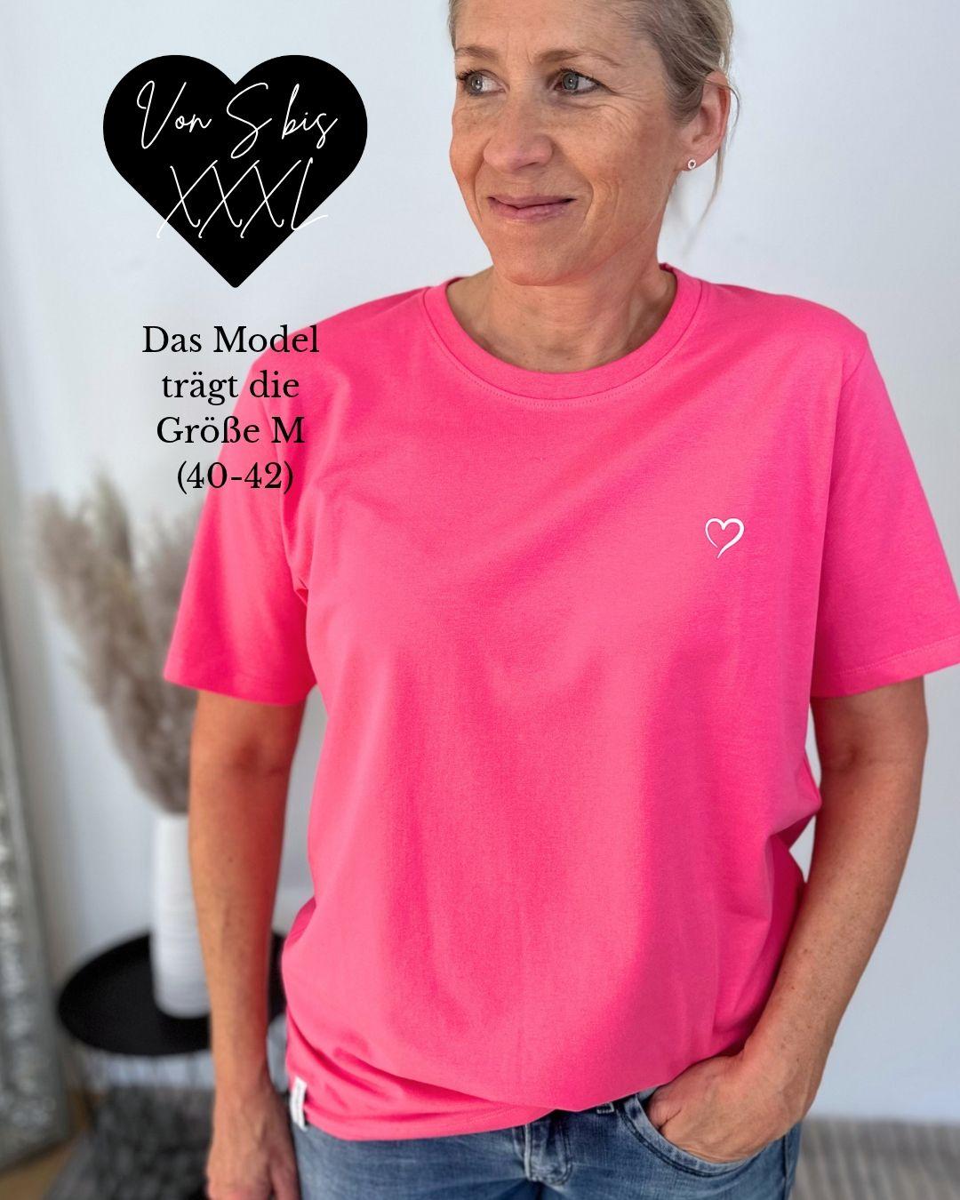 Herzlein® T-Shirt Essentials - "Herzchen" in Pink