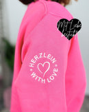 Herzlein® Sweatshirt "Herzchen" in Pink