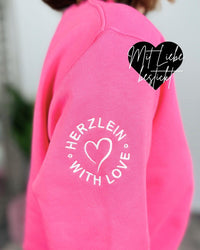 Herzlein® Sweatshirt "Herzchen" in Pink