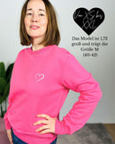 Herzlein® Sweatshirt "Herzchen" in Pink