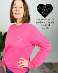 Herzlein® Sweatshirt "Herzchen" in Pink