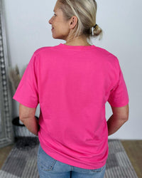 Herzlein® T-Shirt Essentials - "SMILE" in Pink
