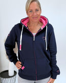 Herzlein® Sweatjacke "Herzchen" in Navy