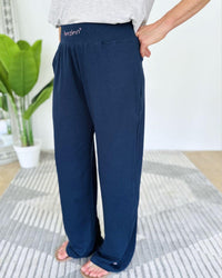 Herzlein® Lounge Hose in Navy Blau