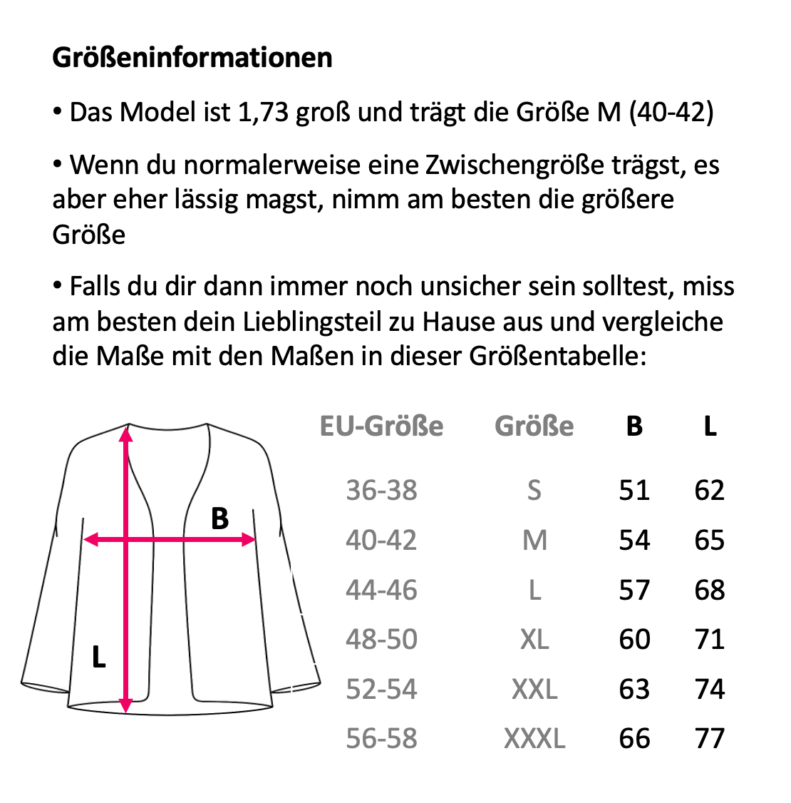 Herzlein® Cardigan Kurz in Grau