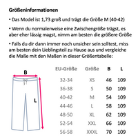 Herzlein® Lounge Hose in Navy Blau