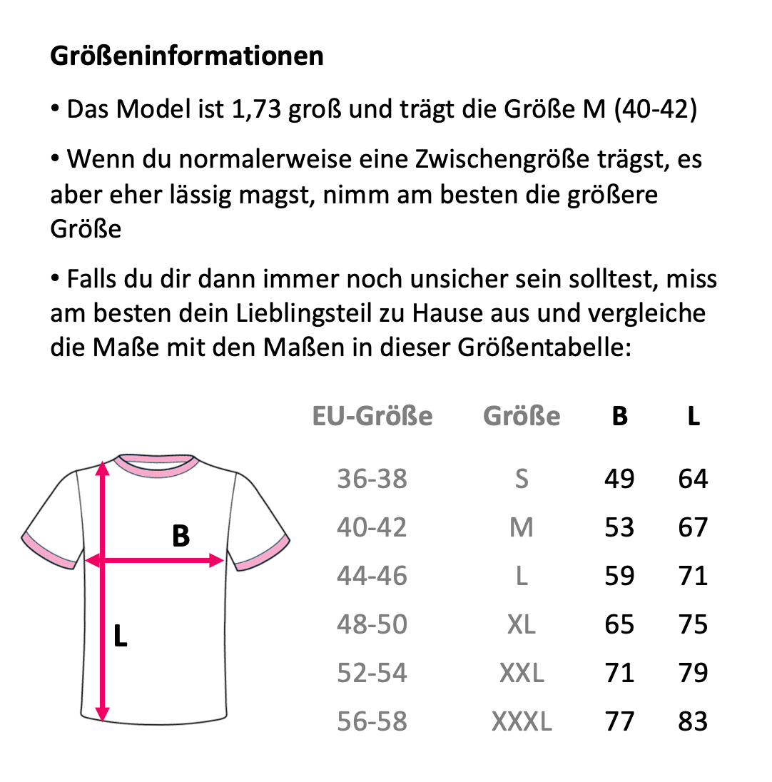 Größentabelle