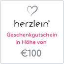 Herzlein® Geschenkgutschein i.H.v. €100