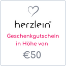 Herzlein® Geschenkgutschein i.H.v. €50