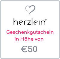 Herzlein® Geschenkgutschein i.H.v. €50
