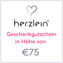 Herzlein® Geschenkgutschein i.H.v. €75