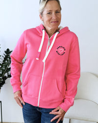 Herzlein® Sweatjacke "Love Hearts" in Pink