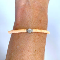 Herzlein® NEON-Armbändchen "Herzchen" in Orange
