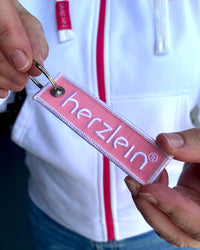 Herzlein® Schlüsselanhänger LOVE in Rosa