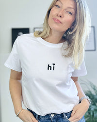 Herzlein® T-Shirt Essentials - "HI 🤍"