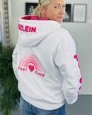 Herzlein® Sweatjacke "Feel Good" in Weiß