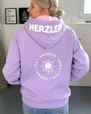 Herzlein® Sweatjacke "Summer Love" in Lavendel