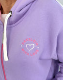 Herzlein® Sweatjacke "Summer Love" in Lavendel