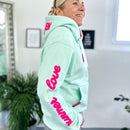 Herzlein® Sweatjacke "Summer Love" in Mint