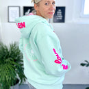 Herzlein® Sweatjacke "Summer Love" in Mint