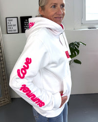 Herzlein® Sweatjacke "Summer Love" in Weiß