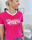 Herzlein® T-Shirt "Flowers" in Pink