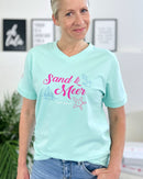Herzlein® T-Shirt "Sand & Meer" in Mint
