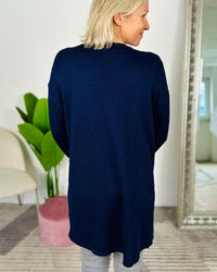 Herzlein® Cardigan "Vanessa" in Navy Blau
