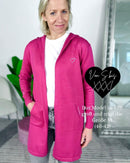 Herzlein® Cardigan in Himbeere