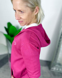 Herzlein® Cardigan in Himbeere