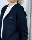 Herzlein® Cardigan in Navy Blau