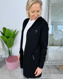 Herzlein® Cardigan in Schwarz