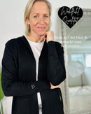 Herzlein® Cardigan in Schwarz