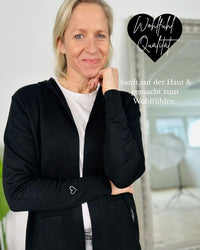 Herzlein® Cardigan in Schwarz