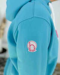Herzlein® Cosy Hoodie "Herzchen" in Himmelblau