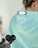 Herzlein® Cosy Hoodie "Herzchen" in Mint