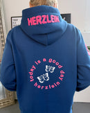 Herzlein® Hoodie "Good Vibes" in Navy Blau