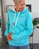 Herzlein® Hoodie "Good Vibes" in Türkis