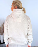 Herzlein® Hoodie "Kaffeeliebe" in Grau meliert