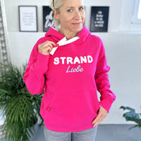 Herzlein® Hoodie "Strandliebe" in Pink