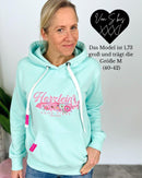 Herzlein® Hoodie "Vintage" in Mint